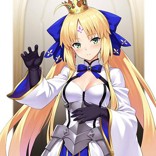 Illustration of Artoria caster (third ascension) (fate), fate/grand order in the style of Igni tion