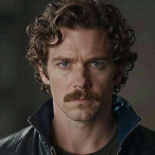 Intense Portrait of a Serious Man