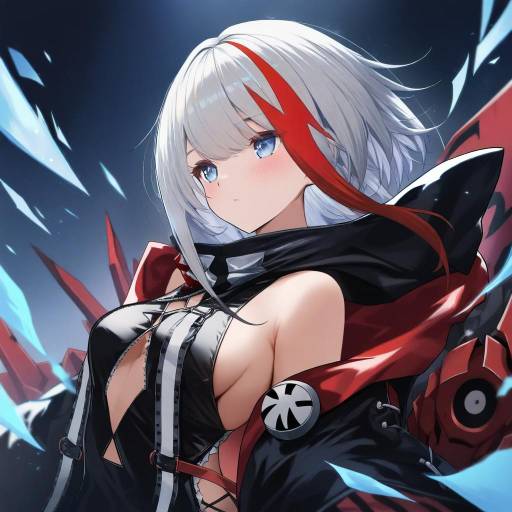 Illustration of Admiral graf spee (azur lane), azur lane in the style of Mk (mod0)