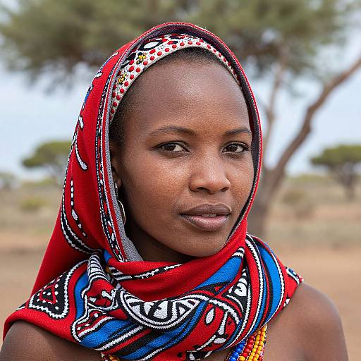 Close-Up of Traditional Xhosa Woman