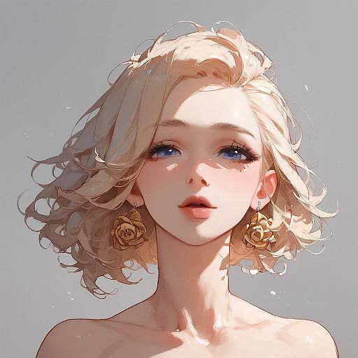 Digital Art Sketch of a Woman