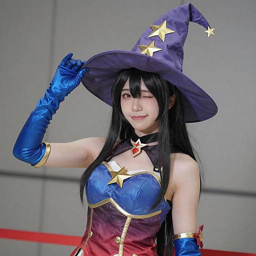 Asian Magical Girl Cosplay Portrait