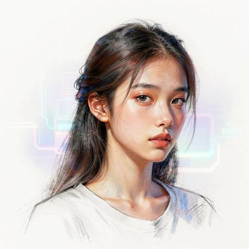 Sketch to Vibrant AI Art Evolution