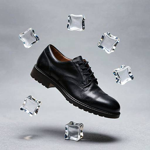 Surreal Solo Black Shoe with Ice