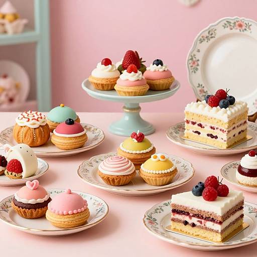 Whimsical Dessert Shop Display