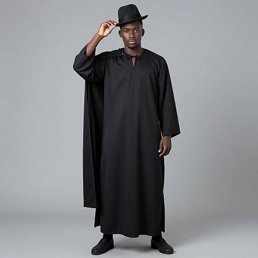 Realistic Portrait of Stylish Male