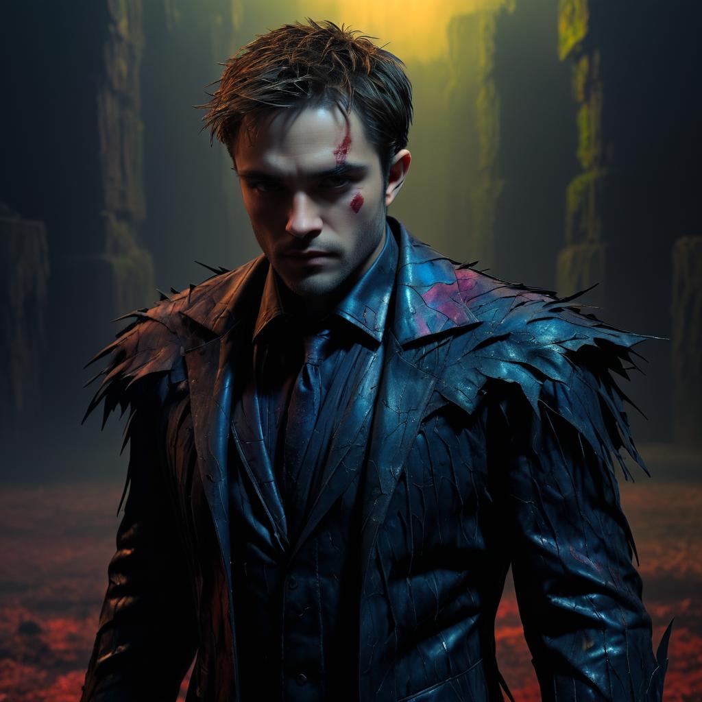 Photorealistic Robert Pattinson as Zombie Hero