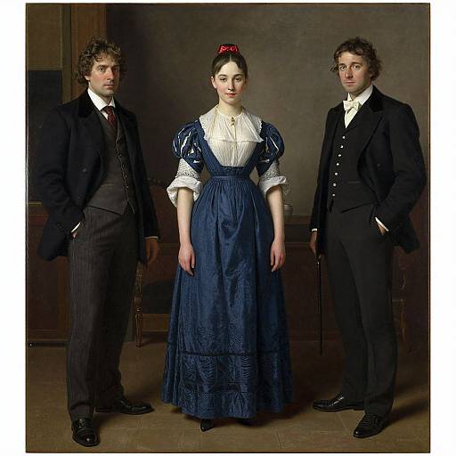 Victorian Style Portrait of Young Woman