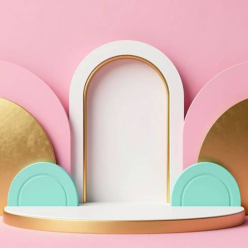 1970s Minimalist Theatrical Stage Set