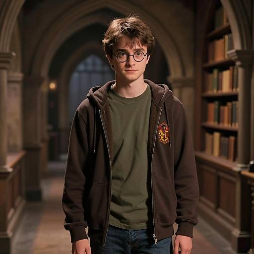 Photorealistic Animated Harry Potter Scene