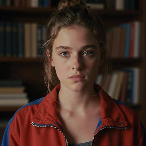 Dramatic Editorial Portrait of a Young Woman