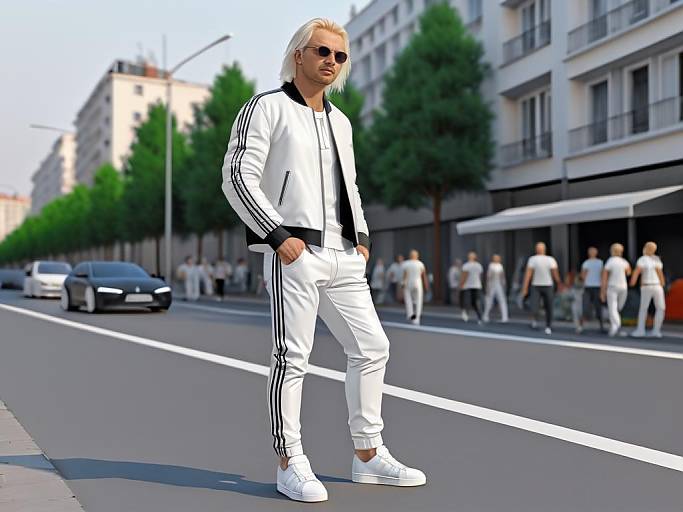 Hangover Street Shot Blonde Russian Man