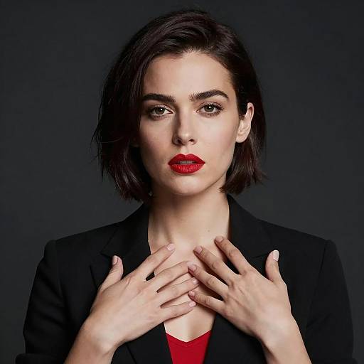 Intense Portrait of a Stylish Woman