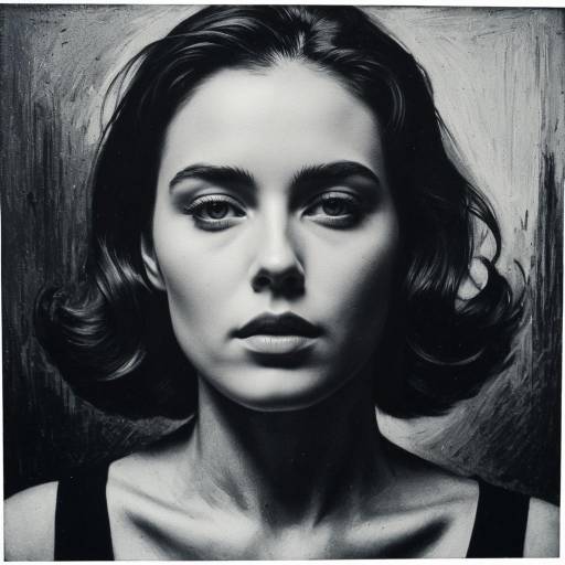 Modernist Style Portrait of Woman