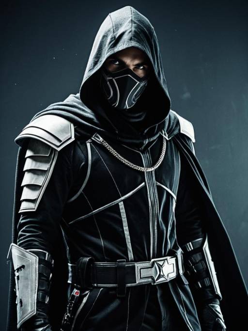 Man in Modern Assassin Costume