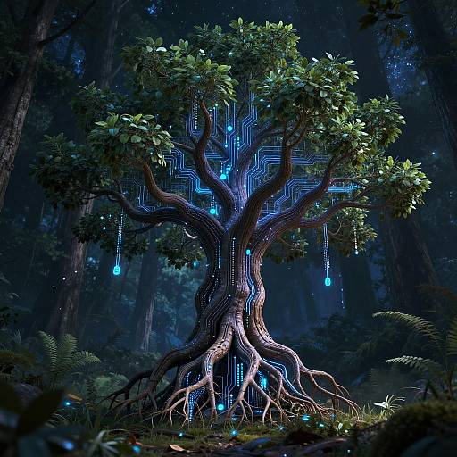 Cybernetic Tree in Techno-Forest