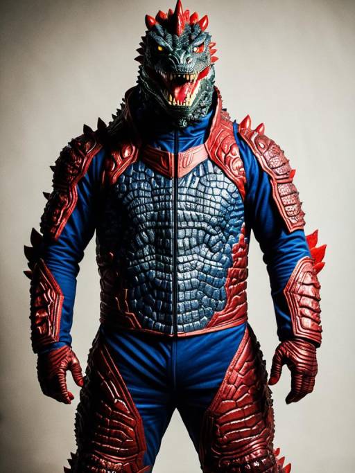 Realistic Shin Godzilla Cosplay Photography