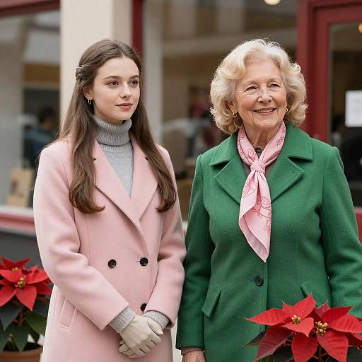 Joyful Moment Between Two Generations