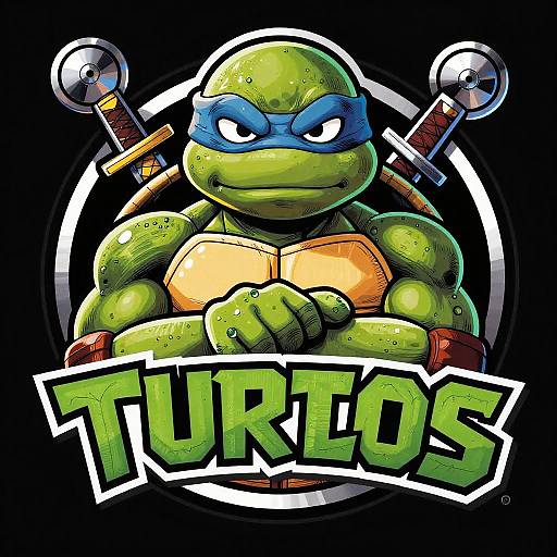 Classic Comic Ninja Turtles Logo