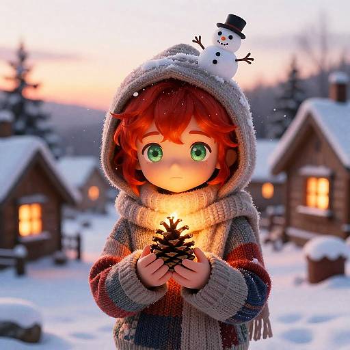 Cozy Chibi Winter Enchantment