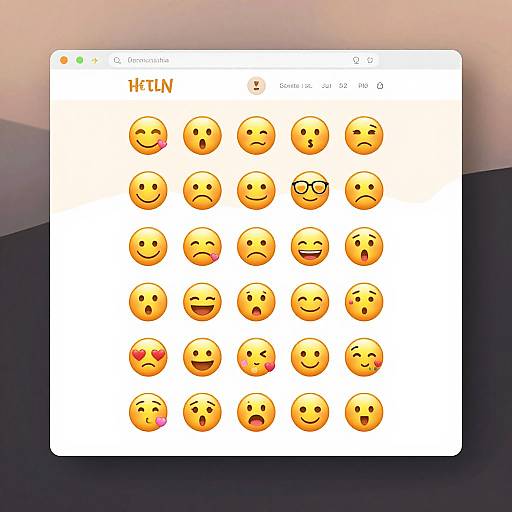 Colorful German Emoticons Homepage