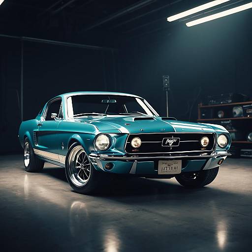 1967 Ford Mustang in Studio