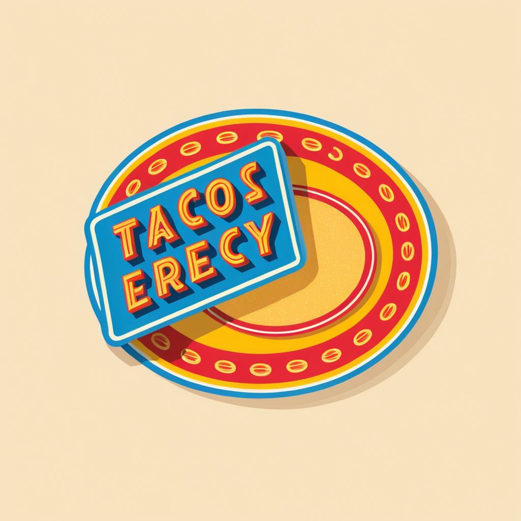 Vintage Logo Design for Tacos El Rey