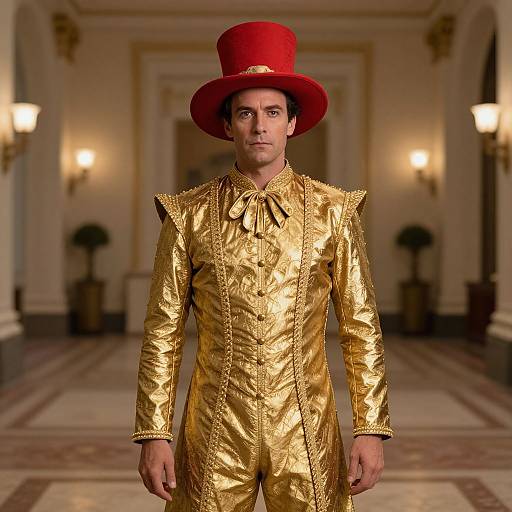 Man in Magic Ball Costume