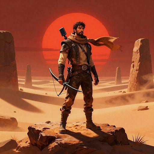 Nomadic Desert Ranger with Solar Crossbow