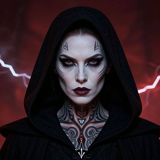 Intense Sith Lord Woman Portrait