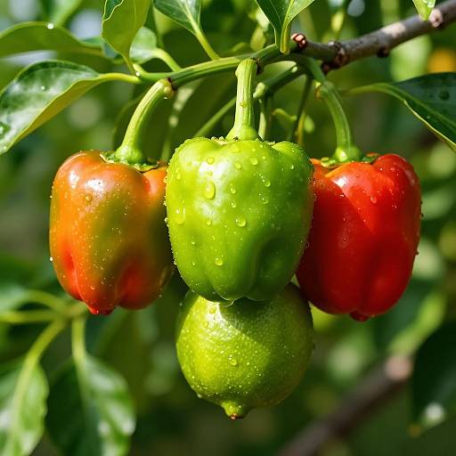 Photorealistic Limes Shaped as Jalapeno