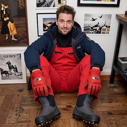 Cozy Vintage Winter Style Portrait