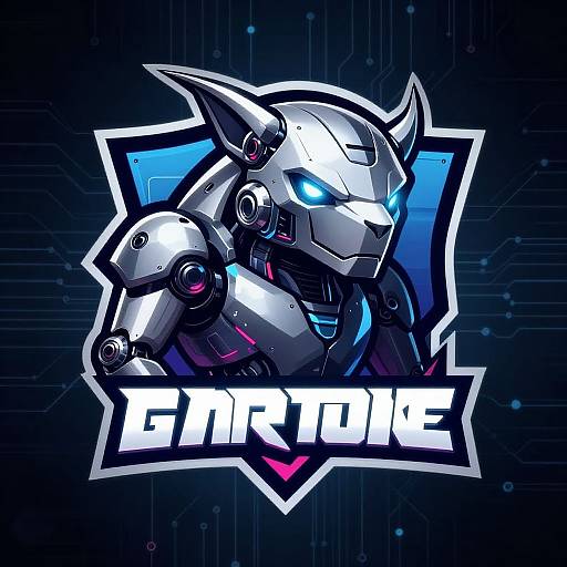 Futuristic Robotic Sports Logo Design