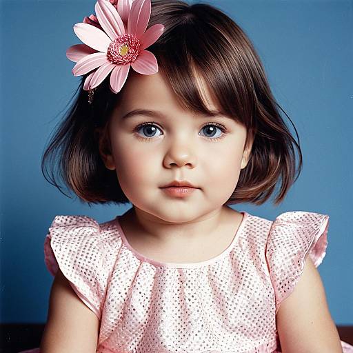 Charming Baby in Pink Dress Costume