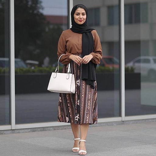 Young Woman in Hijab Urban Portrait