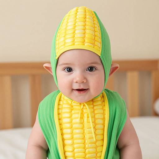 Adorable Infant Corn Cob Costume