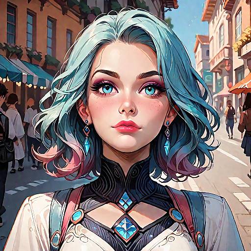 Selenag Woman Refined Street Closeup