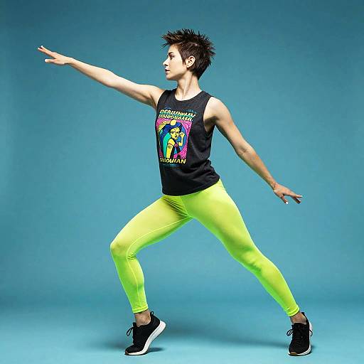 Dynamic 80s Cardio Dance Shoot