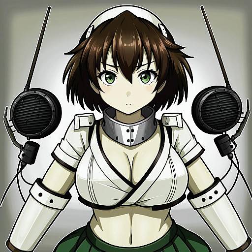 Illustration of Mutsu kai ni (kancolle), kantai collection in the style of Kuromiya