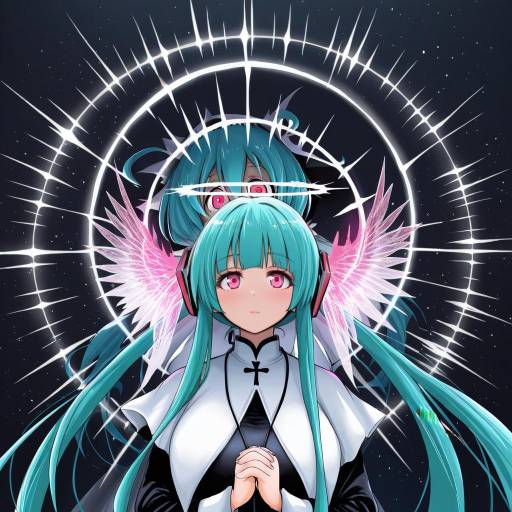 Illustration of Aimaina, vocaloid in the style of Doitsuken