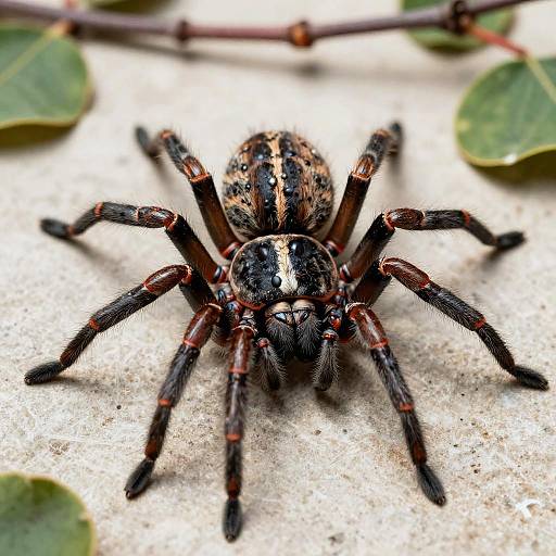 Realistic Spider in Natural Habitat