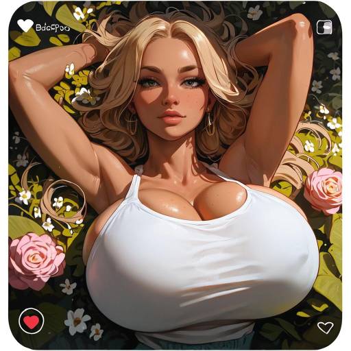 Aerial View of Confident Instagram Model