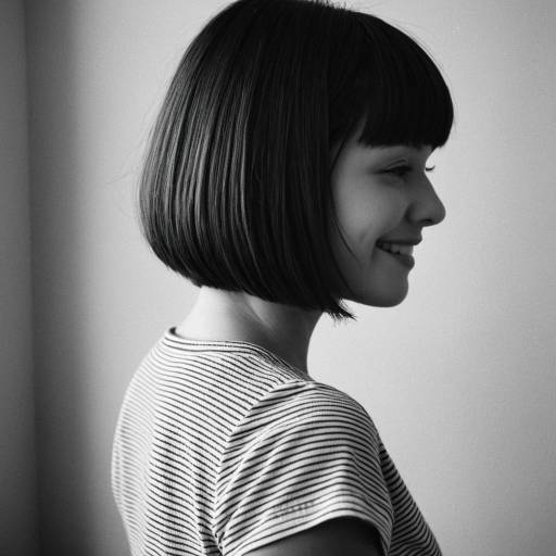 Realistic Portrait of a Smiling Girl