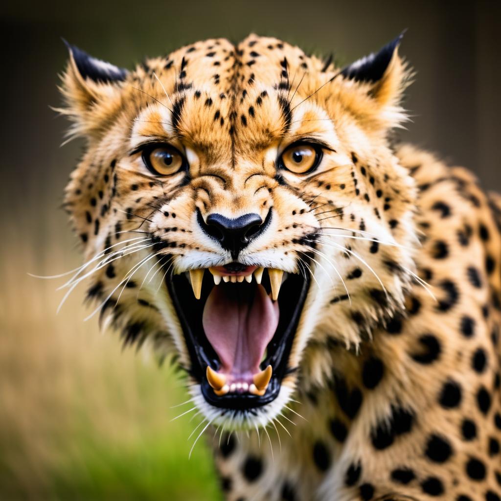 Fierce Cheetah Close-Up in UHD