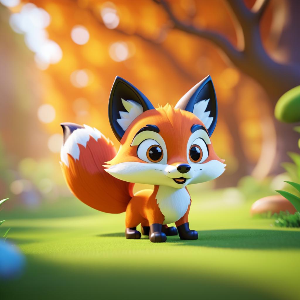 Playful DreamWorks Fox Character Design