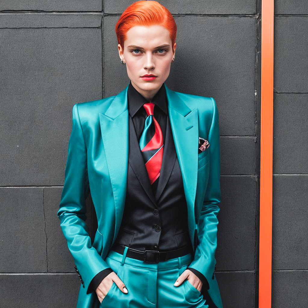 High-Energy Androgynous Fashion Editorial