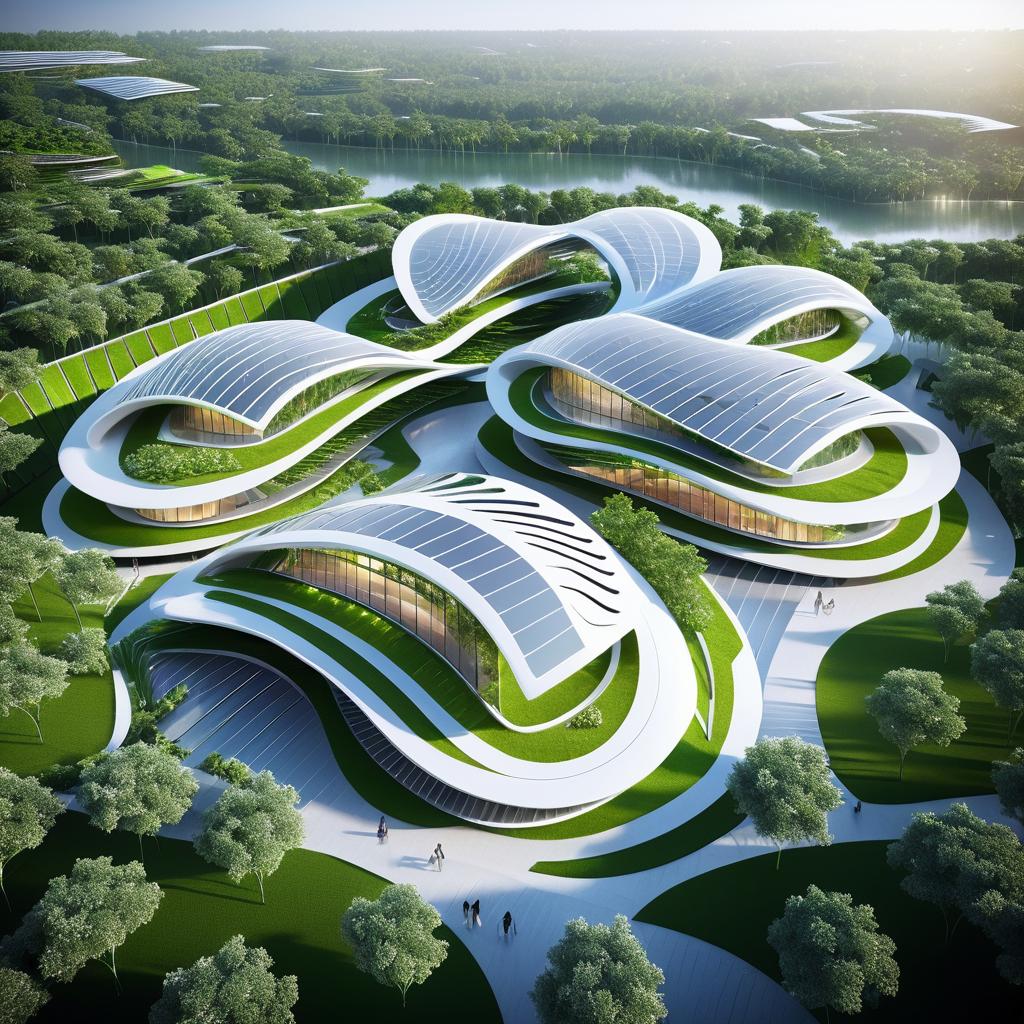 Futuristic Sustainable Educational Facility Design