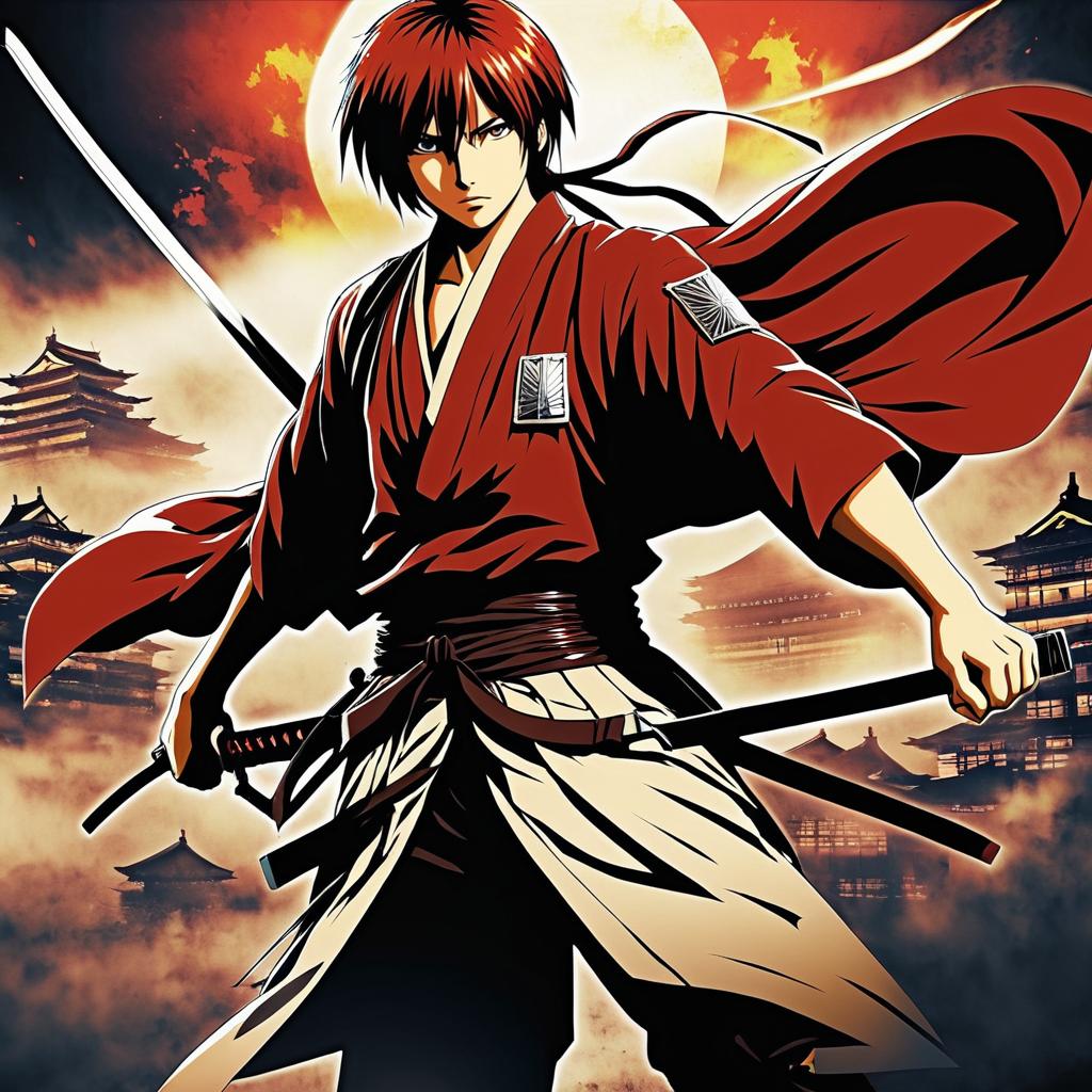 Kenshin Himura as an Attack on Titan