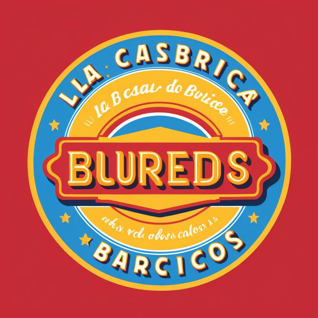 Vintage Logo Design for La Casa de Burritos