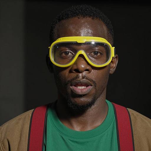 Portrait of a Stylish Black Man